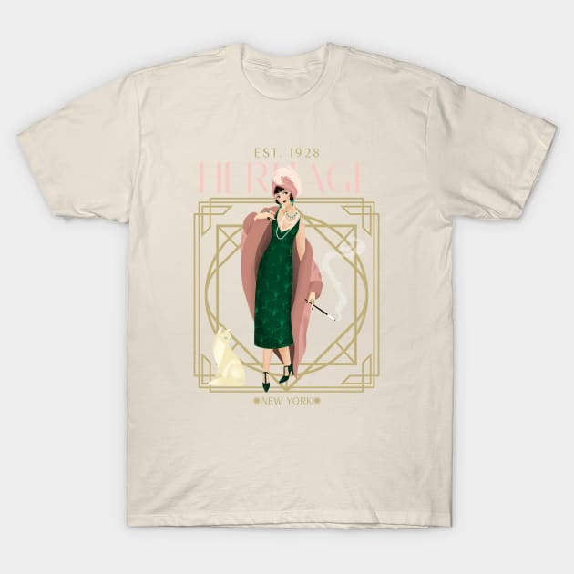 Heritage New York - The Great Gatsby T-Shirt by Tip Top Tee's